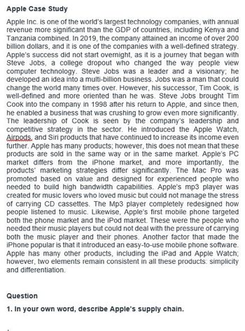 apple in 2008 case study report