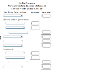 Answered: Variable Costing Income Statement On… | Bartleby