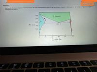 Question 8
For the Sn-Pb phase diagram presented below, the alloy represented by point A has two phases present. In this case, the the fraction of liquid is lower than
the fraction of solid a
300
L (liquid)
250
a
200
183 C
T C) 150
100
60
80
100
20
40
C, wt% Sn
MacBook
F9
80
F7
18
F6
F4
F5
F3
