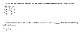 Answered: What Are The Oxidation Numbers For The… | Bartleby