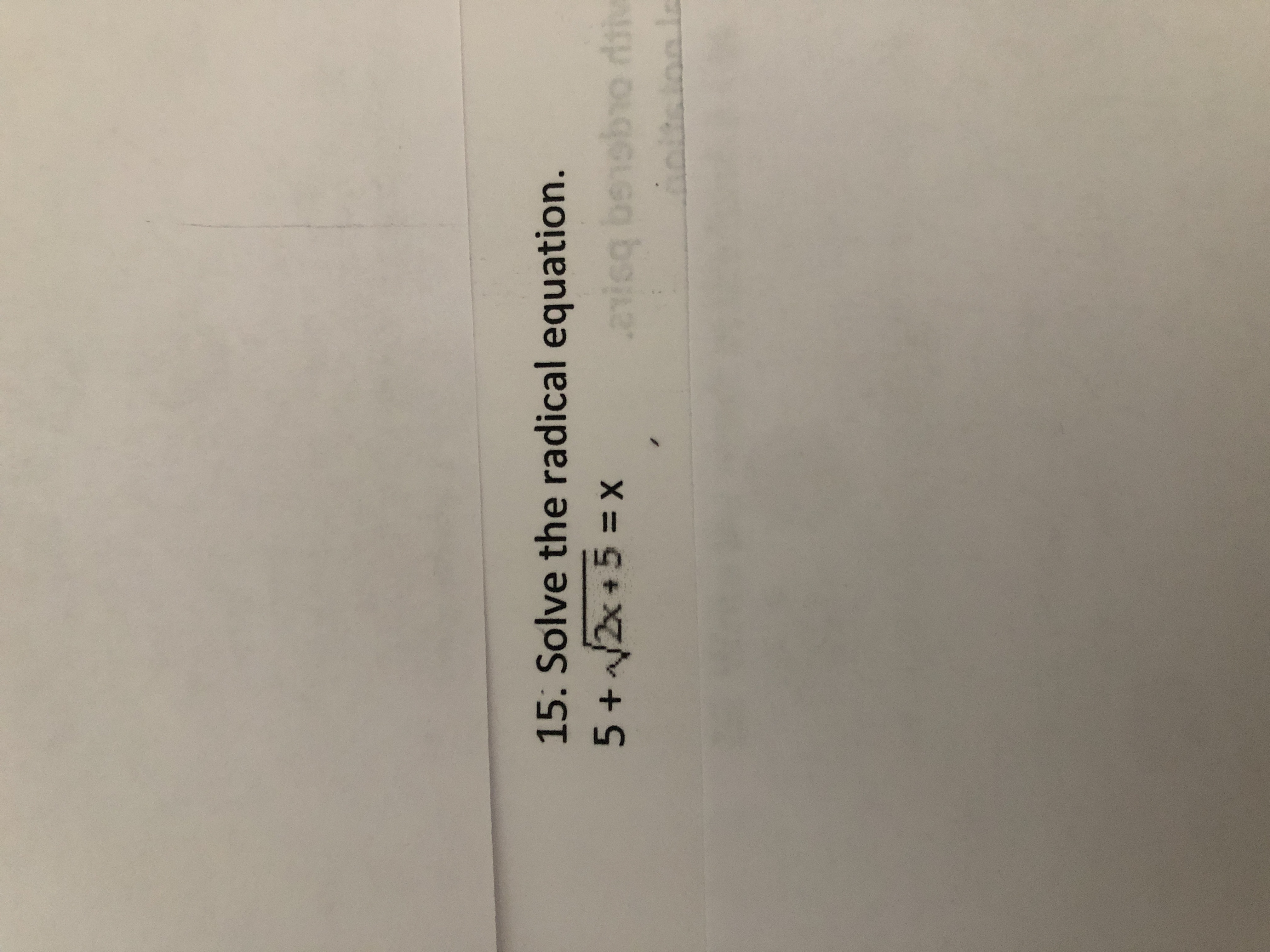 answered-15-solve-the-radical-equation-5-2x-5-bartleby