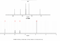 IR
200
150
100
50
d (ppm)
C13 NMR
1.0
2.0
2.0
3|0
10
8
4
2
Ō (ppm)
1H NMR: 5 3.78 (3H, s), 7.03 (2H, ddd, J = 8.3 Hz), 7.96 (2H, d, J = 8.3 Hz), 9.91 (1H, s).
