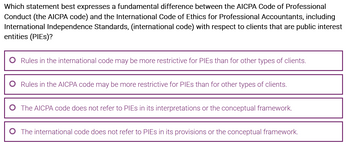 Answered: Which Statement Best Expresses A… | Bartleby