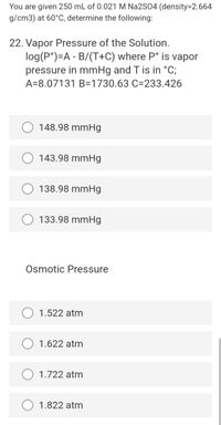 Answered You Are Given 250 Ml Of 0 021 M Na2so4 Bartleby