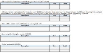 Answered: a. Materials purchased on account,… | bartleby