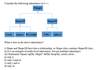 Solved Given the following classes: Java C# class A class A