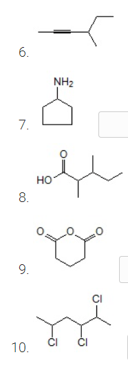 Answered 6 Nh2 7 но 8 9 Ci Či 10 Bartleby