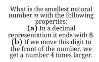 Answered: What is the smallest natural number n… | bartleby