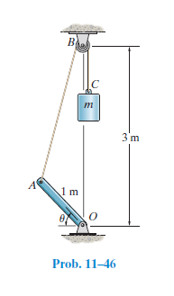 B
3'm
1m
Prob. 11-46
