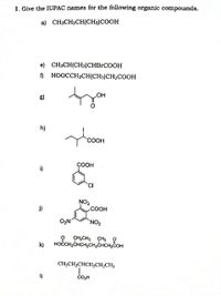 Answered . Give the IUPAC nam f r the bartleby