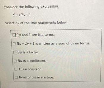 Answered: Consider The Following Expression.… | Bartleby