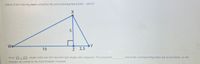 Which of the following best completes the proof showing that AWXZ ~ AXYZ?
Y
Z 2.5
We
10
Since x7 L VWY angles WZX and XZY are both right angles and congruent. The proportion
shows the corresponding sides are proportional, so the
triangles are similar by the SAS Similarity Postulate.
