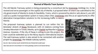 Revival of Manila Tram System
The old Manila Tramway system is being proposed by a consortium led by Greenergy Holdings Inc. to be
revived and serve passengers in the capital city of Manila. A proposed letter of intent was submitted to the
city government of Manila to study its feasibility. Trams, which is powered by electric rails above it, are still
used as a public transportation system in many urban cities. Greenergy sees this as an opportunity to offer
alternative transportation solutions to the increasing traffic in Metro
Manila.
The proposed tramway system is planned to run within the 10-
kilometer stretch of Roxas Boulevard, with 13 stations coming from
Smokey Mountain in Tondo, Manila, up to Qspital ng Maynila in Quiring
Avenue. However, if the city of Pasay is willing to join the project, the
tram could be extended up to the Ninoy Aquino International Airport.
The said tramway system is also aimed to be connected with another
project by Greenergy, the Makati subway system.
Source: nttps:/Dusiness.Inquirer.net/250183/revival-of-manlia-tram-system-eyed
https.inews.abs-con.com/business/11/21/10/Tus-greenergy-wants-to-buld-manla-tramway
