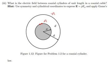 Electric Field, Cylindrical Geometry