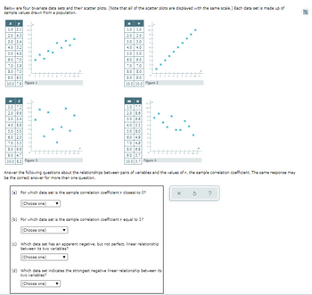 Answered: For which data set is the sample… | bartleby