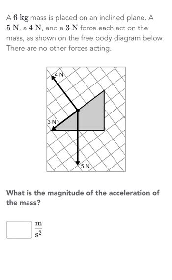 Answered: A 6 kg mass is placed on an inclined… | bartleby