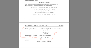 Answered: For This Equation To Be True, A And B… | Bartleby