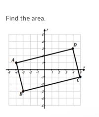 Answered: Find The Area. A B | Bartleby