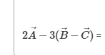 2A-3(B-C)=