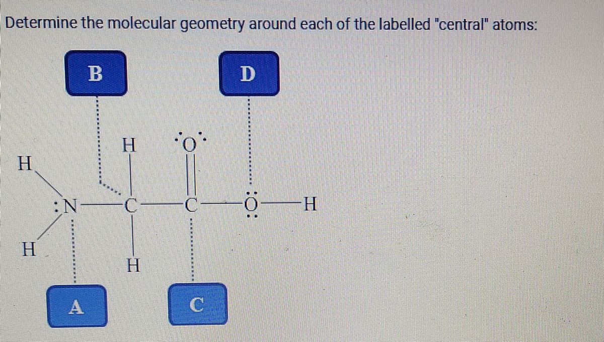 ch3cooh molecular geometry