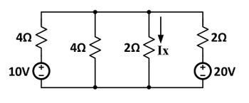 4Ω
10V
Ⓒ
+
4Ω
2Ω Six
202
+ 20V