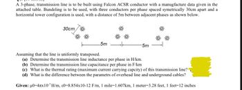 Answered: (a) Determine The Transmission Line… | Bartleby