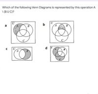 Answered: Venn Diagrams | Bartleby