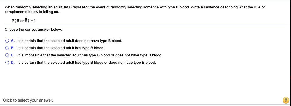 Answered: When Randomly Selecting An Adult, Let B… | Bartleby