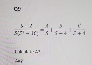 Answered: Calculate A | Bartleby