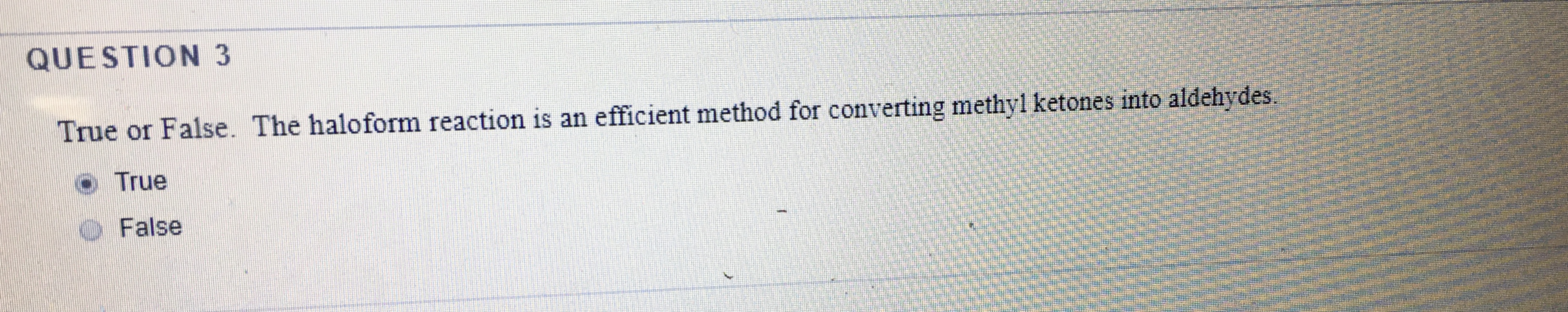 Answered The Haloform Reaction Is An Efficient Bartleby   Yatqv4 