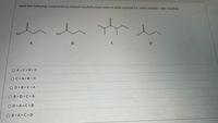 Rank the following compounds by relative reactivity from most-to-least reactive (Le., more reactive s less reactive).
H3C
H2N
B
C
D.
O A>C> B >D
O C>A > B > D
OD>B > C > A
OB > D > C > A
OD>A > C > B
OB > A > C > D
