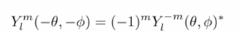 Ym(-0,-) = (-1)"Y(0, 0)*