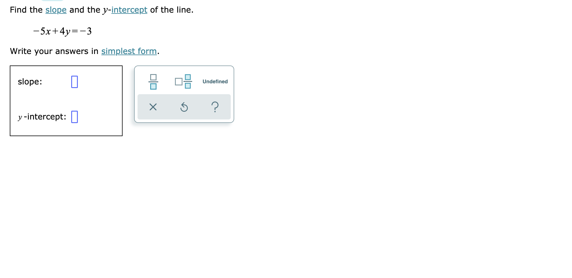 answered-find-the-slope-and-the-y-intercept-of-bartleby