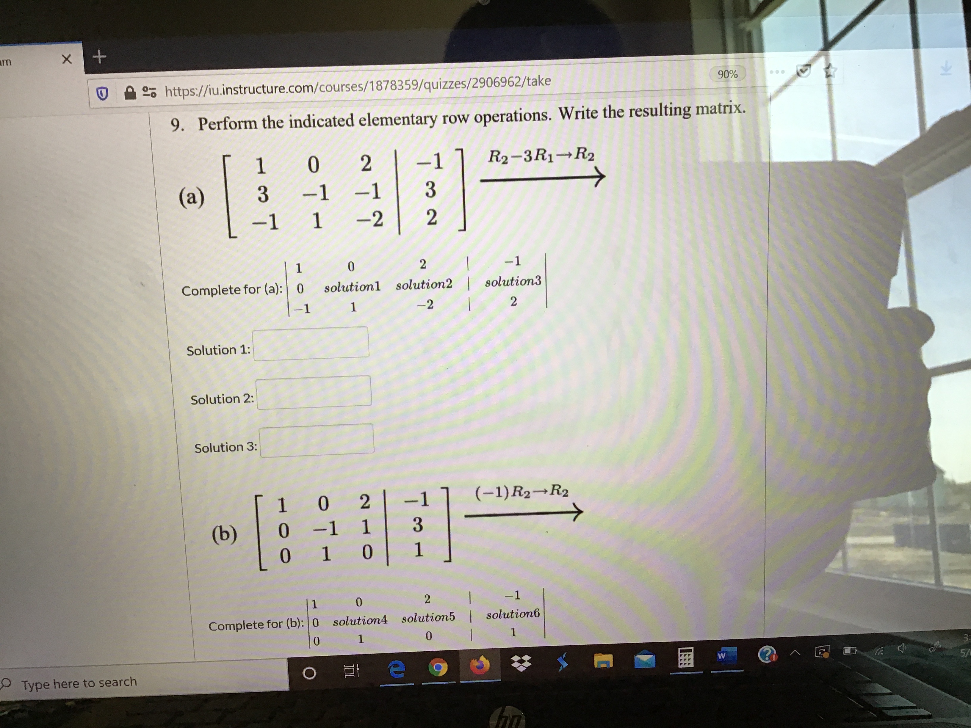 Answered 9. Perform the indicated elementary row bartleby