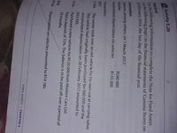 Activity 5.20
Required
like the following information to complete the Note for Fixed Assets
on the following page) in the financial statements of Gamma Stores on
28 February 2018, the last day of the financial year.
Information
Balances, among others, on 1 March 2017:
R240 000
Vehicles
R135 000
Accumulated depreciation on vehicles
Transactions:
2017
The owner took over an old vehicle for his own use at carrying value.
This vehicle had originally been purchased for R80 000 and the
accumulated depreciation on 28 February 2017 amounted to
01 Mar
R33 920.
30 Apr
Purchased a new vehicle for R120 000 from Modern Cars Ltd.
Paid a deposit of 15%. The balance is to be paid off over a period of
24 months.
2018
28 Feb
Depreciation on vehicles amounted to R14 180.
FIXED ASSETS .
CHAPTER 5
