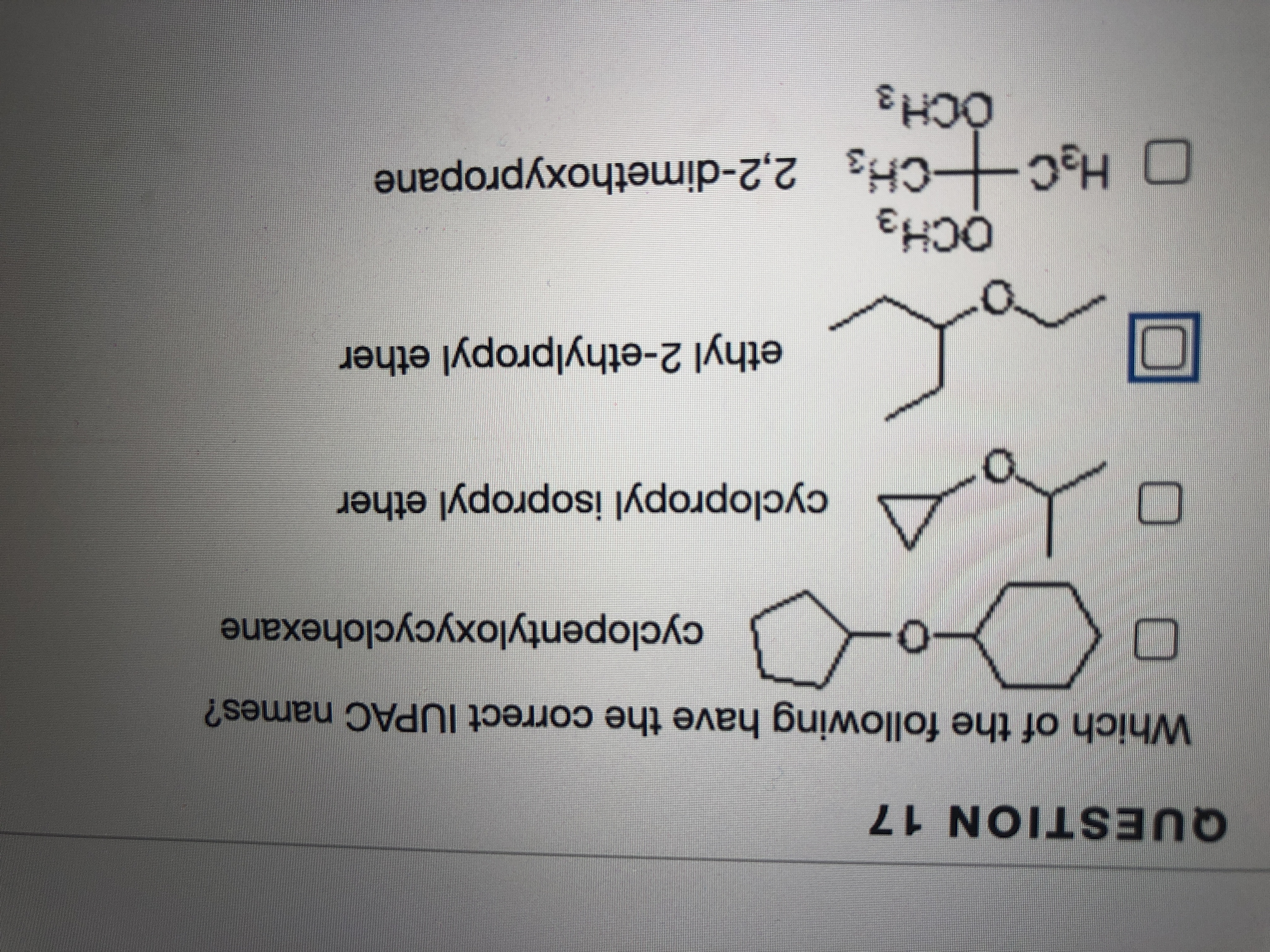 Which of the following have the correct IUPAC names?
