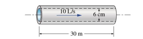 10 L/s
6 cm
30 m
