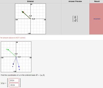 Answered: -10 [x] B = 10 -10 25/24 2,0 -35/24… | Bartleby