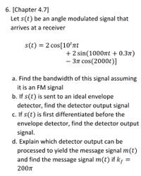 Answered: 6. [Chapter 4.7] Let S(t) Be An Angle… | Bartleby