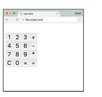 Answered: Make A Calculator From Javascript. The… | Bartleby