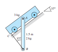 37°
3 kg
1.5 m
370
2 kg
B
