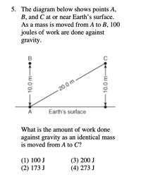 Answered: 5. The Diagram Below Shows Points A, B,… | Bartleby