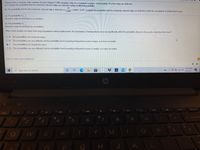 Suppose that a computer chip company has just shipped 5,000 computer chips to a computer company. Unfortunately, 10 of the chips are defective.
(a) Compute the probability that two randomly selected chips are defective using conditional probability
10
(b) The probability that the first randomly selected chip is defective is
5,000
0.002 0.2%.Compute the probability that two randomly selected chips are defective under the assumption of independent events.
(a) The probability is
(Round to eight decimal places as needed.)
(b) The probability is
(Round to eight decimal places as needed.)
When small samples are taken from large populations without replacement, the assumption of independence does not significantly affect the probability. Based on the results, what does this mean?
O A. The probabilities are nearly the same.
O B. The probabilities are very different, but the probability found assuming independent events is larger, so it does not matter.
OC. The probabilities are exactly the same.
O D. The probabilities are very different, but the probability found assuming independent events is smaller, so it does not matter.
Click to select your answer(s).
10:20 AM
5/6/2021
P Type here to search
Chp
insert
prt sc
fs
f4
IDI
f3
esc
backspac
80
3
4
LE G H
F.
K.
96
5
96
%24
