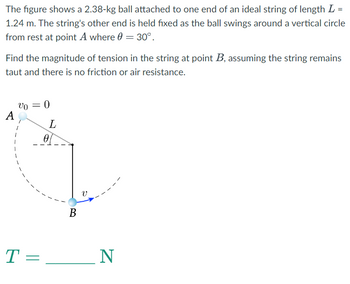 Answered: The figure shows a 2.38-kg ball… | bartleby