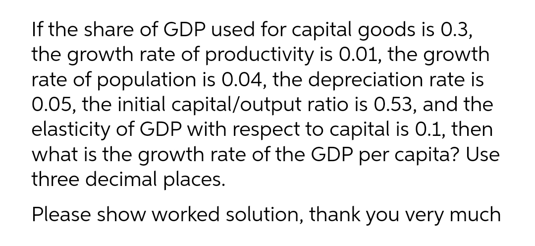 gdp per capita formula