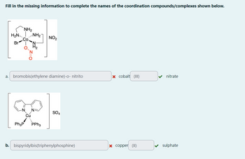 Answered Fill in the missing information to bartleby