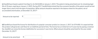 (c) Sandhill purchased a patent from Epp Co. for $610,000 on January 1, 2015. The patent is being amortized over its remaining legal
life of 10 years, expiring on January 1, 2025. During 2017, Sandhill determined that the economic benefits of the patent would not last
longer than 6 years from the date of acquisition. What amount should be reported in the balance sheet for the patent, net of
accumulated amortization, at December 31, 2017?
Amount to be reported
$
(d) Sandhill purchased the license for distribution of a popular consumer product on January 1, 2017, for $74,400. It is expected that
this product will generate cash flows for an indefinite period of time. The license has an initial term of 5 years but by paying a nominal
fee, Sandhill can renew the license indefinitely for successive 5-year terms. What amount should be amortized for the year ended
December 31, 2017?
Amount to be amortized
$
