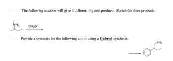 Answered: NH₂ The Following Reaction Will Give 3… | Bartleby