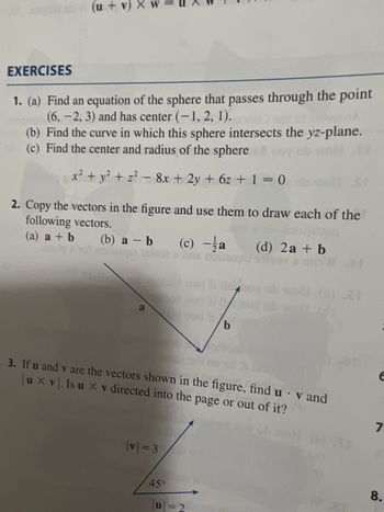 Answered: 1. (a) Find An Equation Of The Sphere… | Bartleby