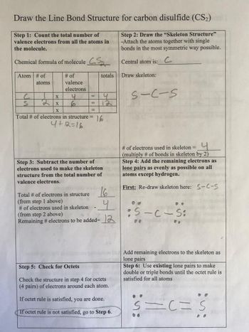 Answered: Draw The Line Bond Structure For Carbon… 